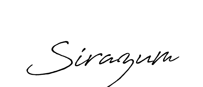 It looks lik you need a new signature style for name Sirazum. Design unique handwritten (Antro_Vectra_Bolder) signature with our free signature maker in just a few clicks. Sirazum signature style 7 images and pictures png