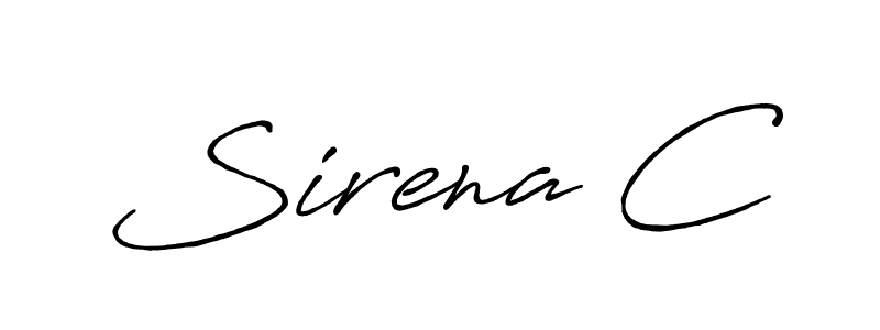 Here are the top 10 professional signature styles for the name Sirena C. These are the best autograph styles you can use for your name. Sirena C signature style 7 images and pictures png