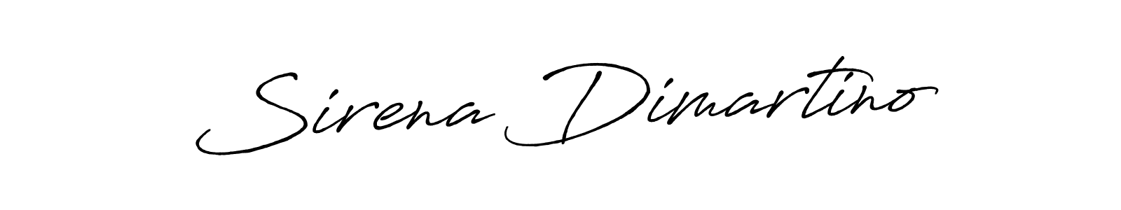 Make a short Sirena Dimartino signature style. Manage your documents anywhere anytime using Antro_Vectra_Bolder. Create and add eSignatures, submit forms, share and send files easily. Sirena Dimartino signature style 7 images and pictures png