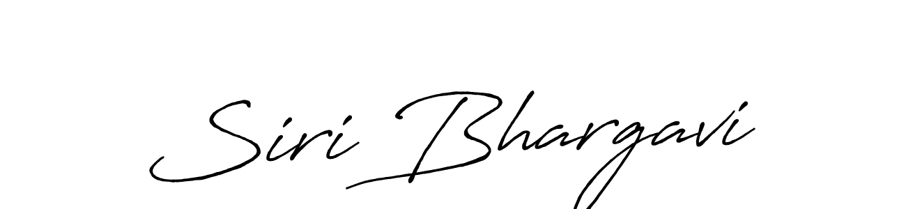 Also we have Siri Bhargavi name is the best signature style. Create professional handwritten signature collection using Antro_Vectra_Bolder autograph style. Siri Bhargavi signature style 7 images and pictures png