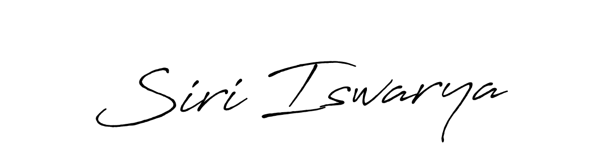 How to make Siri Iswarya signature? Antro_Vectra_Bolder is a professional autograph style. Create handwritten signature for Siri Iswarya name. Siri Iswarya signature style 7 images and pictures png