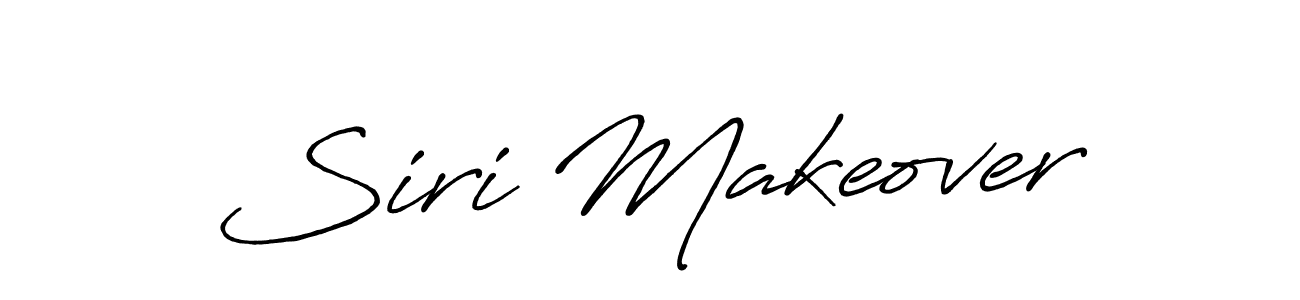 Make a short Siri Makeover signature style. Manage your documents anywhere anytime using Antro_Vectra_Bolder. Create and add eSignatures, submit forms, share and send files easily. Siri Makeover signature style 7 images and pictures png