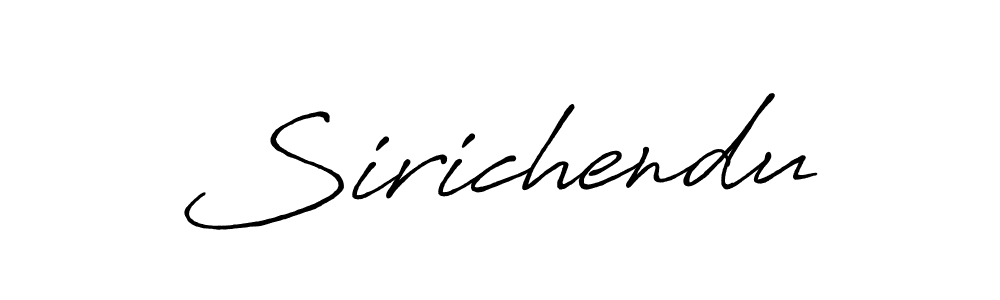 Antro_Vectra_Bolder is a professional signature style that is perfect for those who want to add a touch of class to their signature. It is also a great choice for those who want to make their signature more unique. Get Sirichendu name to fancy signature for free. Sirichendu signature style 7 images and pictures png