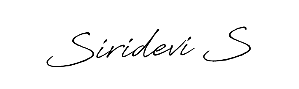 Also we have Siridevi S name is the best signature style. Create professional handwritten signature collection using Antro_Vectra_Bolder autograph style. Siridevi S signature style 7 images and pictures png