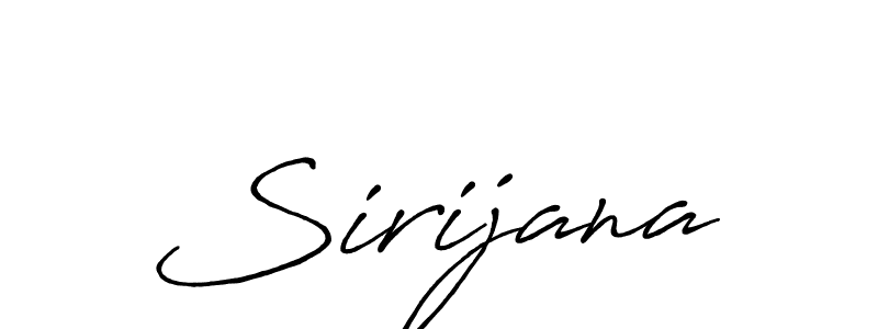 Also You can easily find your signature by using the search form. We will create Sirijana name handwritten signature images for you free of cost using Antro_Vectra_Bolder sign style. Sirijana signature style 7 images and pictures png