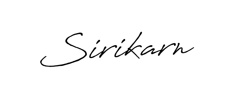 Also You can easily find your signature by using the search form. We will create Sirikarn name handwritten signature images for you free of cost using Antro_Vectra_Bolder sign style. Sirikarn signature style 7 images and pictures png