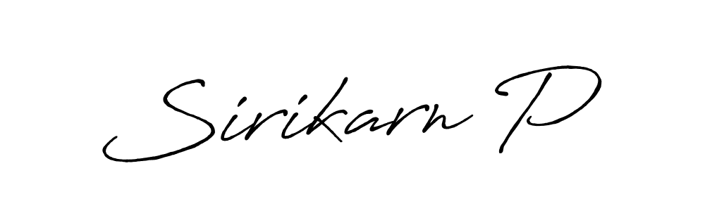 How to Draw Sirikarn P signature style? Antro_Vectra_Bolder is a latest design signature styles for name Sirikarn P. Sirikarn P signature style 7 images and pictures png