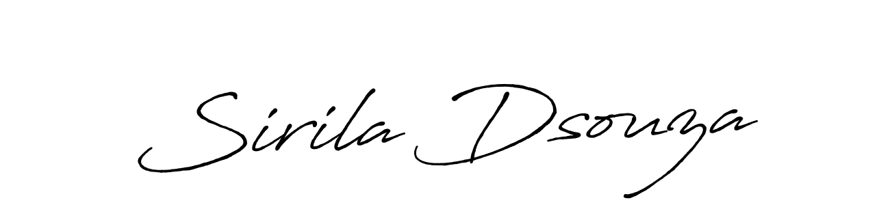 The best way (Antro_Vectra_Bolder) to make a short signature is to pick only two or three words in your name. The name Sirila Dsouza include a total of six letters. For converting this name. Sirila Dsouza signature style 7 images and pictures png