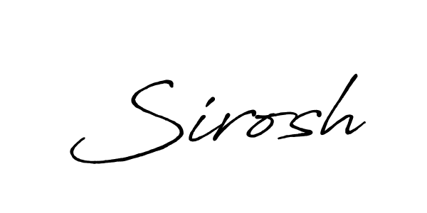 if you are searching for the best signature style for your name Sirosh. so please give up your signature search. here we have designed multiple signature styles  using Antro_Vectra_Bolder. Sirosh signature style 7 images and pictures png