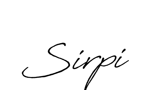 It looks lik you need a new signature style for name Sirpi. Design unique handwritten (Antro_Vectra_Bolder) signature with our free signature maker in just a few clicks. Sirpi signature style 7 images and pictures png