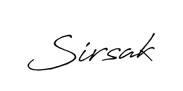 How to make Sirsak signature? Antro_Vectra_Bolder is a professional autograph style. Create handwritten signature for Sirsak name. Sirsak signature style 7 images and pictures png