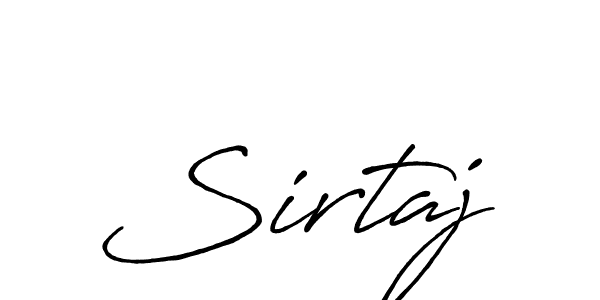 It looks lik you need a new signature style for name Sirtaj. Design unique handwritten (Antro_Vectra_Bolder) signature with our free signature maker in just a few clicks. Sirtaj signature style 7 images and pictures png