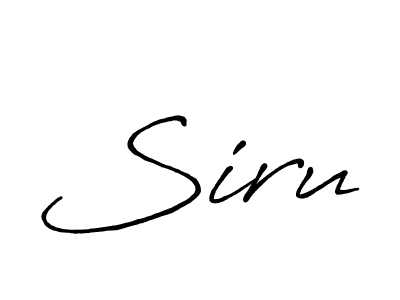 Also we have Siru name is the best signature style. Create professional handwritten signature collection using Antro_Vectra_Bolder autograph style. Siru signature style 7 images and pictures png