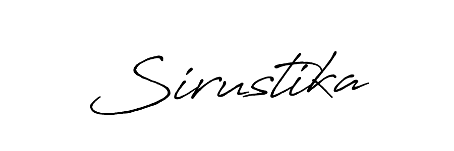 Antro_Vectra_Bolder is a professional signature style that is perfect for those who want to add a touch of class to their signature. It is also a great choice for those who want to make their signature more unique. Get Sirustika name to fancy signature for free. Sirustika signature style 7 images and pictures png