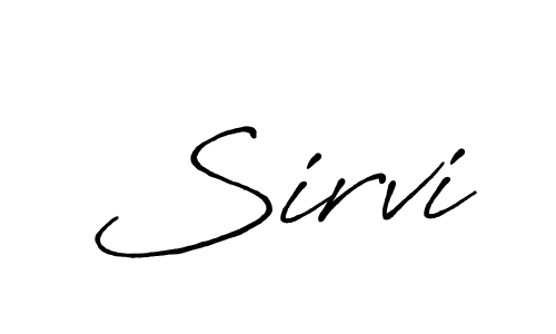 Design your own signature with our free online signature maker. With this signature software, you can create a handwritten (Antro_Vectra_Bolder) signature for name Sirvi. Sirvi signature style 7 images and pictures png