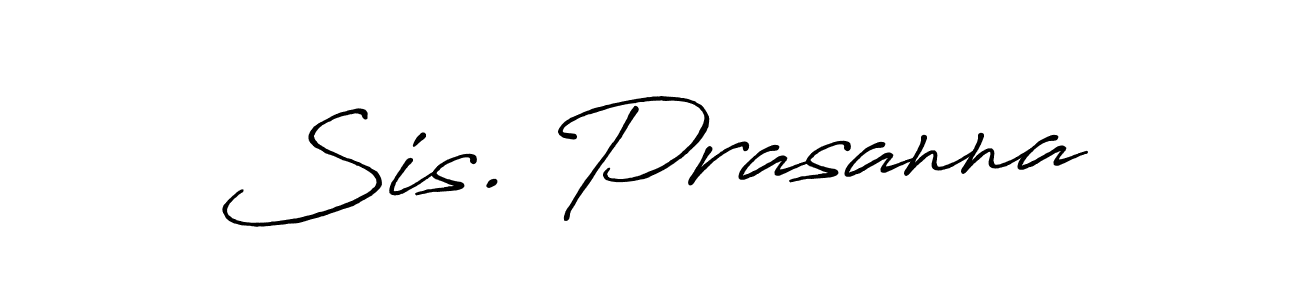 You can use this online signature creator to create a handwritten signature for the name Sis. Prasanna. This is the best online autograph maker. Sis. Prasanna signature style 7 images and pictures png
