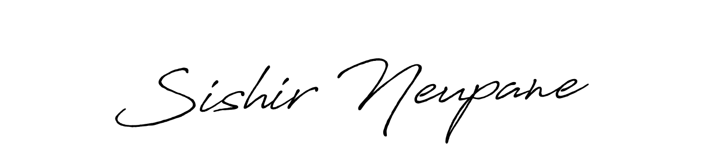 How to Draw Sishir Neupane signature style? Antro_Vectra_Bolder is a latest design signature styles for name Sishir Neupane. Sishir Neupane signature style 7 images and pictures png