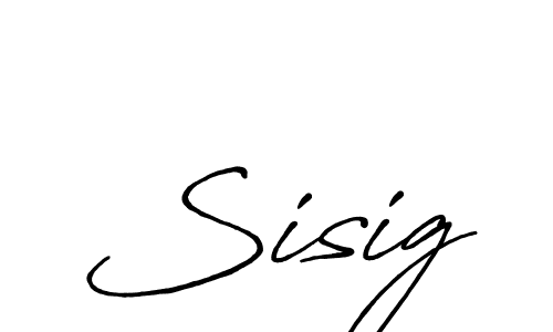 This is the best signature style for the Sisig name. Also you like these signature font (Antro_Vectra_Bolder). Mix name signature. Sisig signature style 7 images and pictures png
