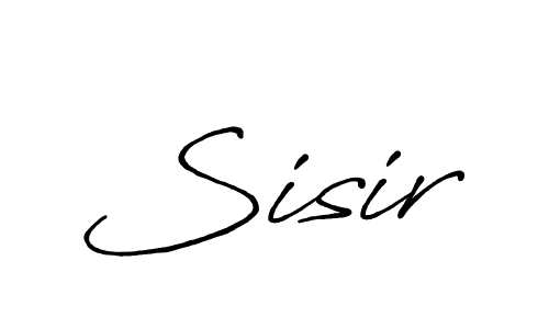 if you are searching for the best signature style for your name Sisir. so please give up your signature search. here we have designed multiple signature styles  using Antro_Vectra_Bolder. Sisir signature style 7 images and pictures png