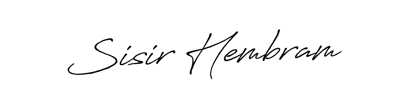 Once you've used our free online signature maker to create your best signature Antro_Vectra_Bolder style, it's time to enjoy all of the benefits that Sisir Hembram name signing documents. Sisir Hembram signature style 7 images and pictures png