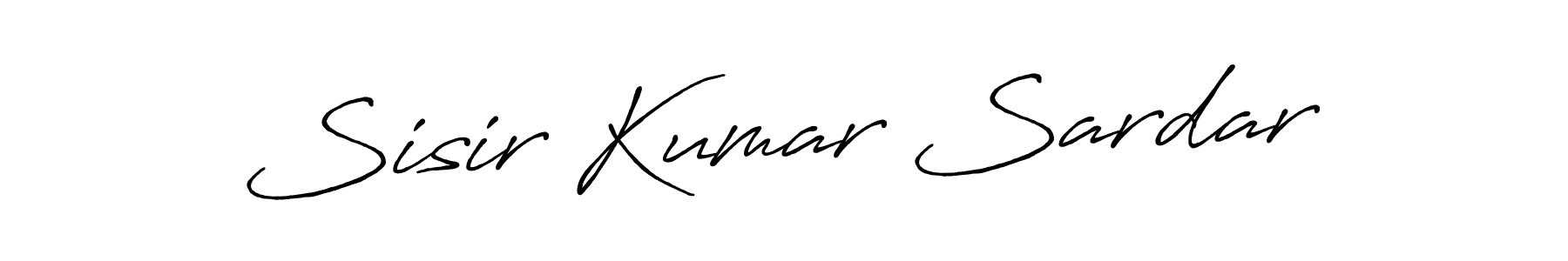 Make a beautiful signature design for name Sisir Kumar Sardar. With this signature (Antro_Vectra_Bolder) style, you can create a handwritten signature for free. Sisir Kumar Sardar signature style 7 images and pictures png