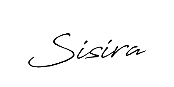 How to make Sisira name signature. Use Antro_Vectra_Bolder style for creating short signs online. This is the latest handwritten sign. Sisira signature style 7 images and pictures png
