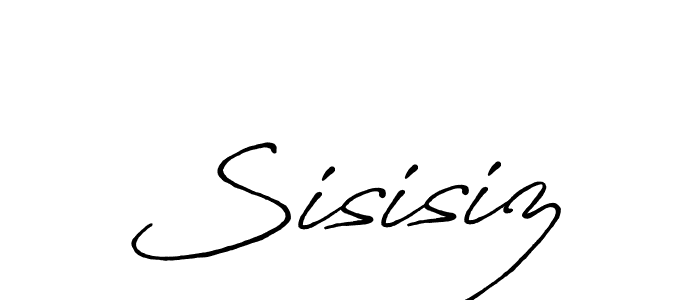 The best way (Antro_Vectra_Bolder) to make a short signature is to pick only two or three words in your name. The name Sisisiz include a total of six letters. For converting this name. Sisisiz signature style 7 images and pictures png
