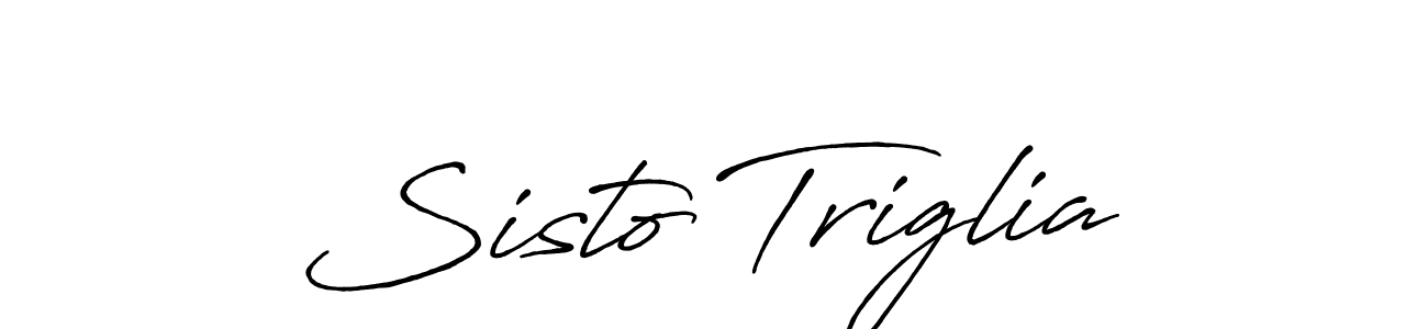 Make a short Sisto Triglia signature style. Manage your documents anywhere anytime using Antro_Vectra_Bolder. Create and add eSignatures, submit forms, share and send files easily. Sisto Triglia signature style 7 images and pictures png