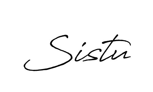 Make a beautiful signature design for name Sistu. Use this online signature maker to create a handwritten signature for free. Sistu signature style 7 images and pictures png