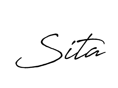 Make a beautiful signature design for name Sita. With this signature (Antro_Vectra_Bolder) style, you can create a handwritten signature for free. Sita signature style 7 images and pictures png