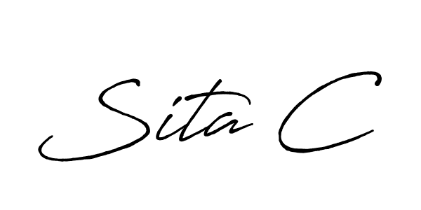 Best and Professional Signature Style for Sita C. Antro_Vectra_Bolder Best Signature Style Collection. Sita C signature style 7 images and pictures png