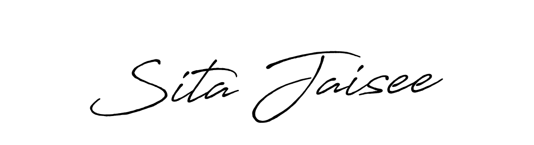 Also You can easily find your signature by using the search form. We will create Sita Jaisee name handwritten signature images for you free of cost using Antro_Vectra_Bolder sign style. Sita Jaisee signature style 7 images and pictures png