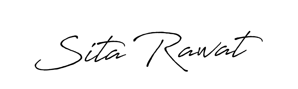 How to make Sita Rawat signature? Antro_Vectra_Bolder is a professional autograph style. Create handwritten signature for Sita Rawat name. Sita Rawat signature style 7 images and pictures png