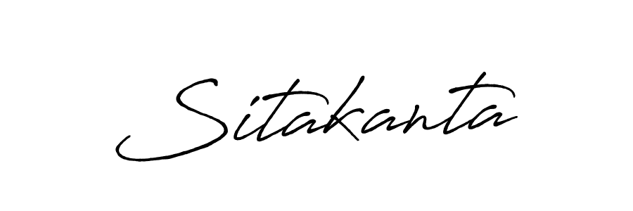Also we have Sitakanta name is the best signature style. Create professional handwritten signature collection using Antro_Vectra_Bolder autograph style. Sitakanta signature style 7 images and pictures png