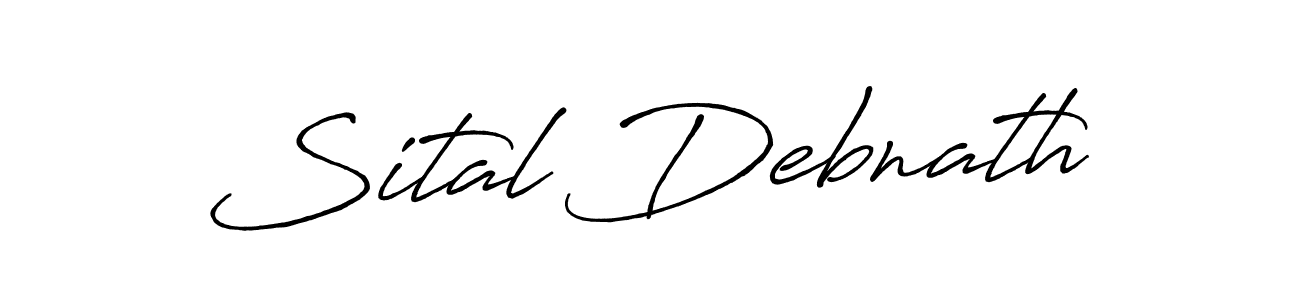 Create a beautiful signature design for name Sital Debnath. With this signature (Antro_Vectra_Bolder) fonts, you can make a handwritten signature for free. Sital Debnath signature style 7 images and pictures png