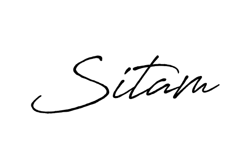 You should practise on your own different ways (Antro_Vectra_Bolder) to write your name (Sitam) in signature. don't let someone else do it for you. Sitam signature style 7 images and pictures png
