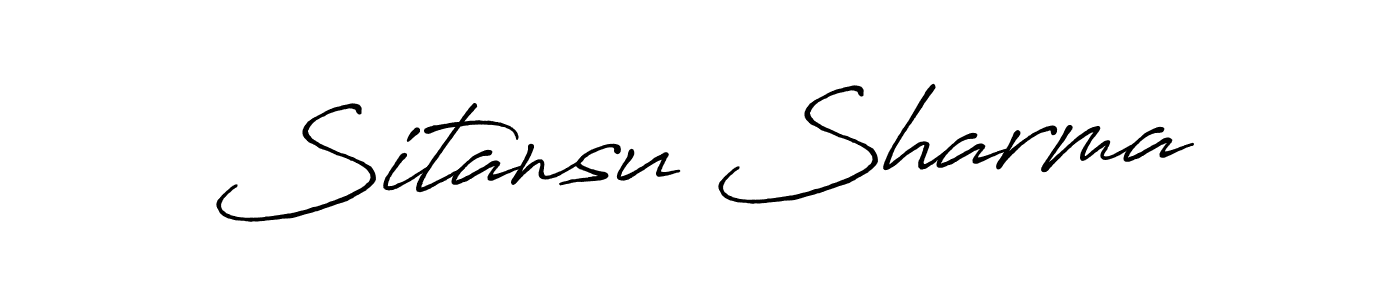 Also You can easily find your signature by using the search form. We will create Sitansu Sharma name handwritten signature images for you free of cost using Antro_Vectra_Bolder sign style. Sitansu Sharma signature style 7 images and pictures png