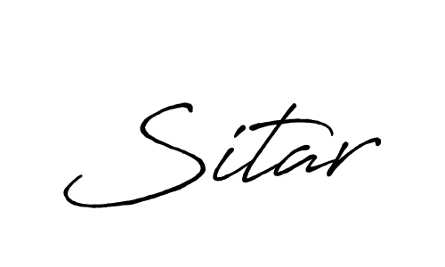 Design your own signature with our free online signature maker. With this signature software, you can create a handwritten (Antro_Vectra_Bolder) signature for name Sitar. Sitar signature style 7 images and pictures png