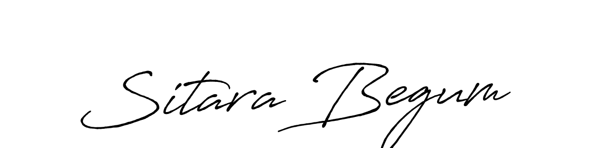 Also we have Sitara Begum name is the best signature style. Create professional handwritten signature collection using Antro_Vectra_Bolder autograph style. Sitara Begum signature style 7 images and pictures png