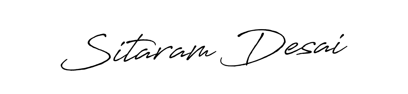 Once you've used our free online signature maker to create your best signature Antro_Vectra_Bolder style, it's time to enjoy all of the benefits that Sitaram Desai name signing documents. Sitaram Desai signature style 7 images and pictures png