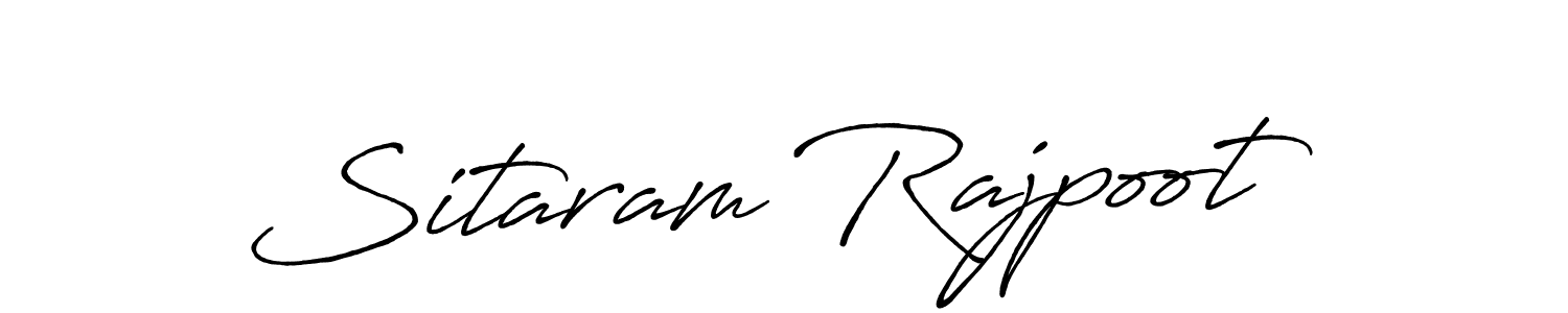 Sitaram Rajpoot stylish signature style. Best Handwritten Sign (Antro_Vectra_Bolder) for my name. Handwritten Signature Collection Ideas for my name Sitaram Rajpoot. Sitaram Rajpoot signature style 7 images and pictures png