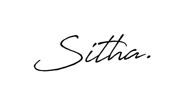 It looks lik you need a new signature style for name Sitha.. Design unique handwritten (Antro_Vectra_Bolder) signature with our free signature maker in just a few clicks. Sitha. signature style 7 images and pictures png