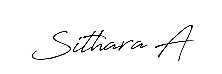 Make a beautiful signature design for name Sithara A. Use this online signature maker to create a handwritten signature for free. Sithara A signature style 7 images and pictures png