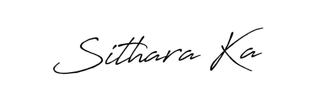 Make a beautiful signature design for name Sithara Ka. With this signature (Antro_Vectra_Bolder) style, you can create a handwritten signature for free. Sithara Ka signature style 7 images and pictures png