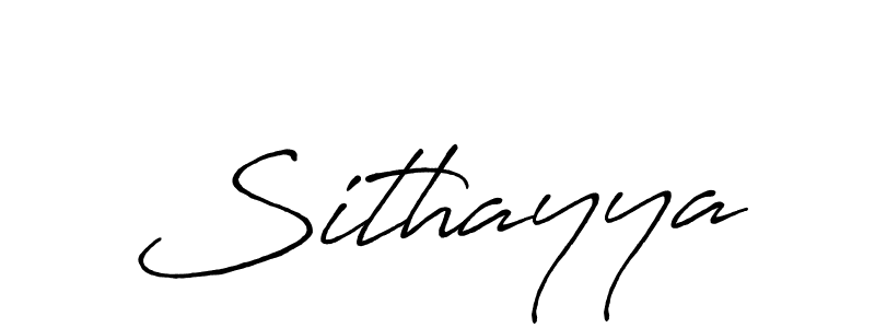 Design your own signature with our free online signature maker. With this signature software, you can create a handwritten (Antro_Vectra_Bolder) signature for name Sithayya. Sithayya signature style 7 images and pictures png
