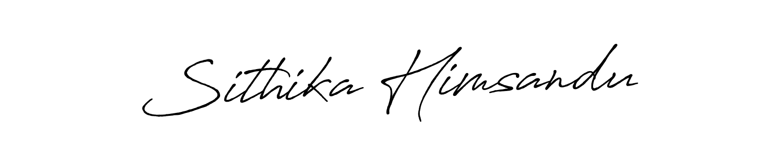 Once you've used our free online signature maker to create your best signature Antro_Vectra_Bolder style, it's time to enjoy all of the benefits that Sithika Himsandu name signing documents. Sithika Himsandu signature style 7 images and pictures png