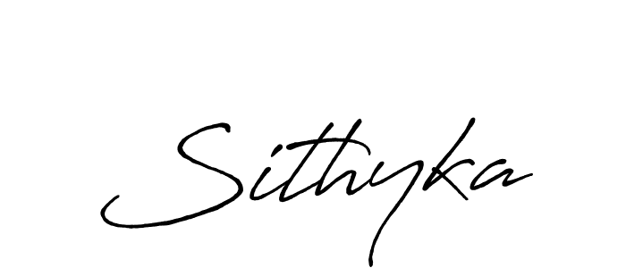 Create a beautiful signature design for name Sithyka. With this signature (Antro_Vectra_Bolder) fonts, you can make a handwritten signature for free. Sithyka signature style 7 images and pictures png