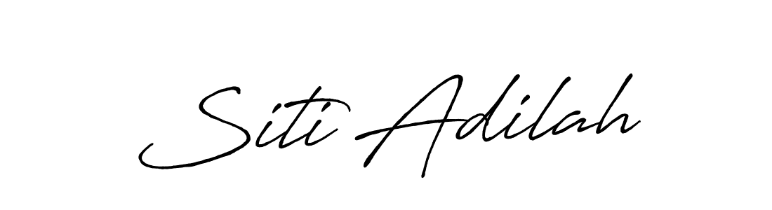 It looks lik you need a new signature style for name Siti Adilah. Design unique handwritten (Antro_Vectra_Bolder) signature with our free signature maker in just a few clicks. Siti Adilah signature style 7 images and pictures png