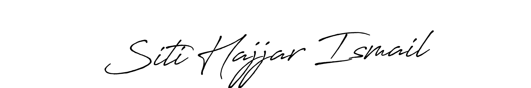 You should practise on your own different ways (Antro_Vectra_Bolder) to write your name (Siti Hajjar Ismail) in signature. don't let someone else do it for you. Siti Hajjar Ismail signature style 7 images and pictures png