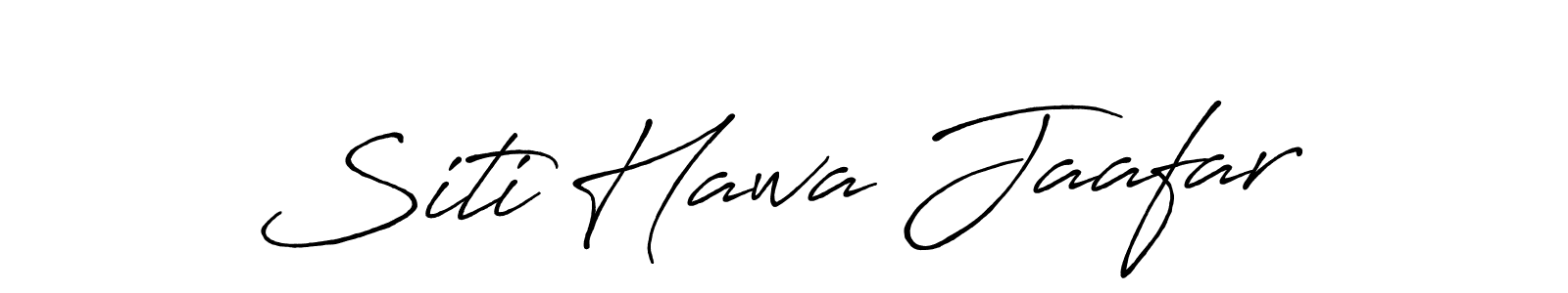 Antro_Vectra_Bolder is a professional signature style that is perfect for those who want to add a touch of class to their signature. It is also a great choice for those who want to make their signature more unique. Get Siti Hawa Jaafar name to fancy signature for free. Siti Hawa Jaafar signature style 7 images and pictures png